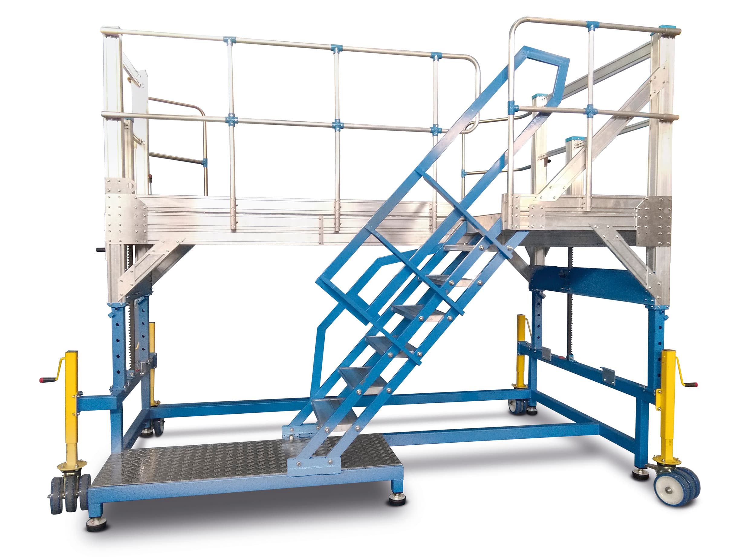 Mobil arbetsplattform i aluminium