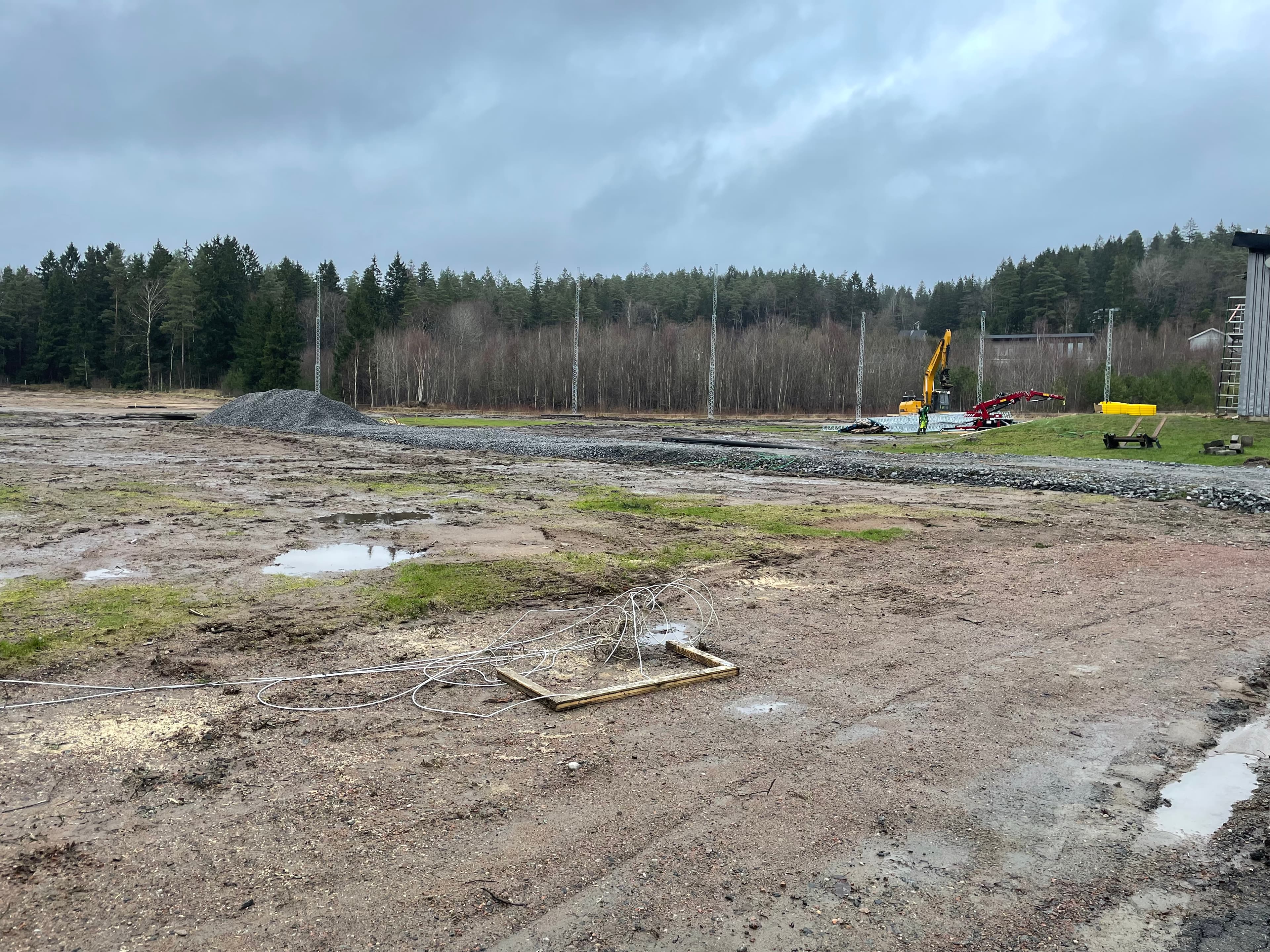 Fackverksmaster installation Chalmers Golfklubb